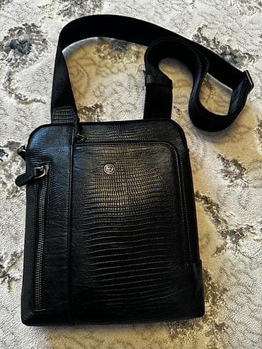 Классическая сумка, Butun, Материал: Натуральная кожа, Застежка на молнии, Мужские