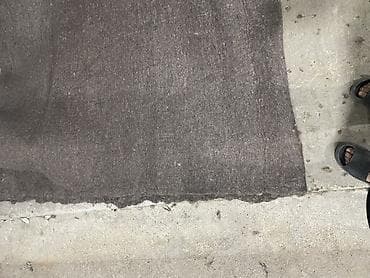 Металлочерепица: Тердик желдик жабууга кара кийиздер бар баасы 2600 Узуну 4мт Туурасы — 1