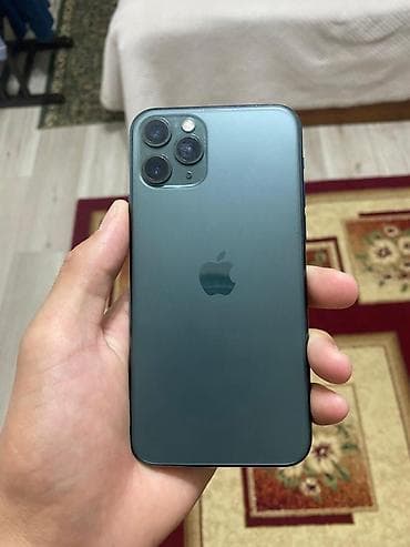 IPhone 11 Pro, Б/у, 64 ГБ, Alpine Green, Зарядное устройство, Защитное стекло, Чехол, 83 % — 3