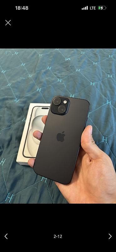 айфон hs: IPhone 15, Б/у, 128 ГБ, Черный, 74 % — 2