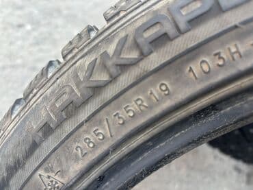 перфорированные тормозные диски: Шиналар 285 / 35 / R 19, Winter stud, Колдонулган, Комплект, Жеңил унаалар, Nokian — 13