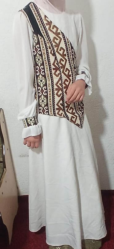 невидимый плащ: Повседневное платье, Длинная модель, Шифон — 4