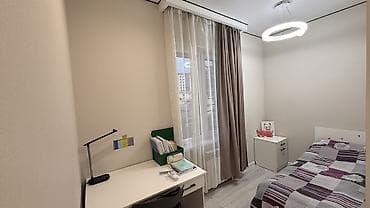 квартиры в районе кок жар: 3 комнаты, 78 м², 106 серия улучшенная, 3 этаж, Дизайнерский ремонт — 6