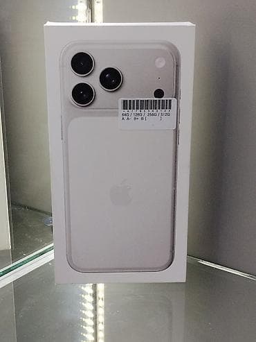 pro m1: IPhone 17 Pro Max, Новый, 256 ГБ, Серебристый, Кабель, В рассрочку — 1