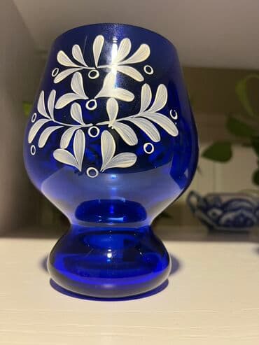 Искусство и коллекционирование: Вазы! Старинные ! Ручная роспись !Шикарная 3 йка! Ваза и подсвечники — 5