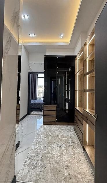 жукеева: 3 бөлмө, 113 м², Элитка, 10 кабат, Дизайнердик ремонт — 10