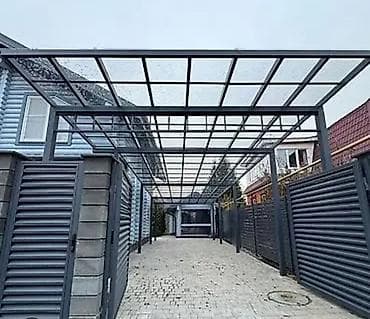 Кресла: Навес, Другая форма, Металл, Поликарбонат — 2