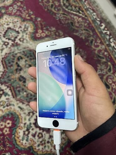 redmo note 10: IPhone SE 2020, Б/у, 128 ГБ, Белый, Кабель, 100 % — 2