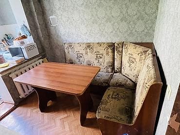 Эмерек: Ашкана гарнитуру, Колдонулган, түсү - Күрөң, Жыгач — 5