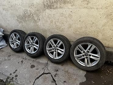 Транспорт: Колеса в сборе 205 / 55 / R 16, Зима, Б/у, Комплект, Легковые, Литые, отверстий - 5 — 1