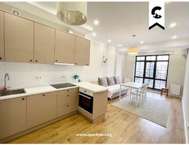 квартиры бишкек долгосрочно: 2 бөлмө, Чогуу жашоосу жок, Толугу менен эмереги бар — 4