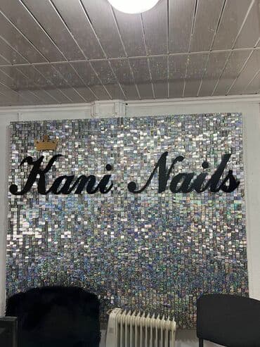 реклама наклейка: Фото зона(вывеска) с красивыми паетками — 3