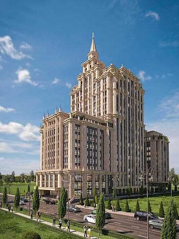 3: 3 комнаты, 74 м², Военторг Элитка, 16 этаж, ПСО (под самоотделку) — 3