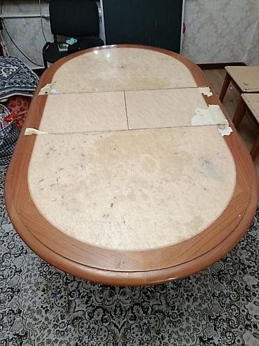 office table: Кухонный стол и стул, Б/у — 2