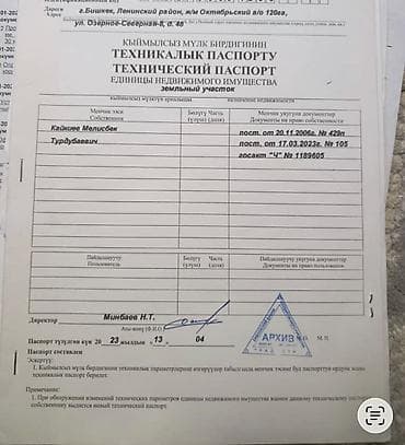 4 соток, Для строительства, Красная книга, Тех паспорт