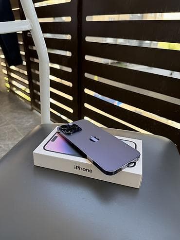 apple mac: IPhone 14 Pro Max, Б/у, 256 ГБ, Deep Purple, Зарядное устройство, Кабель, Коробка, 88 % — 3
