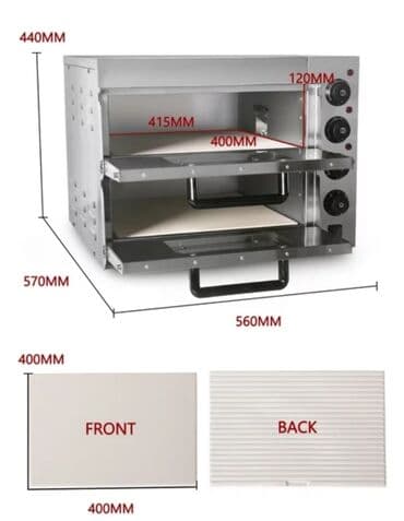 пекарня оборудование: Печь для пиццы Модель TEP-2PB прекрасно подходят для пиццерий,кафе — 3
