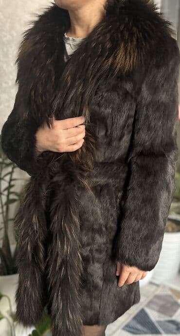 расторопша купить в бишкеке: Продается шуба(нат.кролик)размер 40/42,длина ниже колена (я ростом — 5