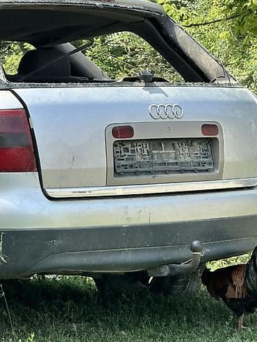 шпаклёвка на авто: Audi A6 C5 Avant (универсал), серебристый, продаётся целиком как донор — 4