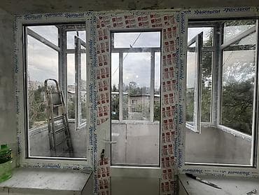 Кызматтар: Услуги по остеклению и алюминиево‑ПВХ конструкциям - Изготовление и — 4
