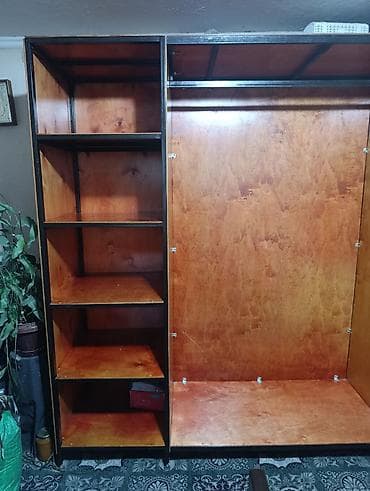 кышкы кийимдер: Шифоньерлер, кийидер үчүн шкафтар, Түз, Башка материал — 3