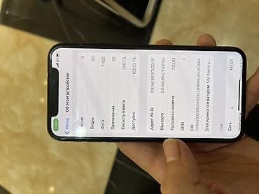 11 pro max: IPhone X, Б/у, 256 ГБ, Space Gray, 73 % — 1