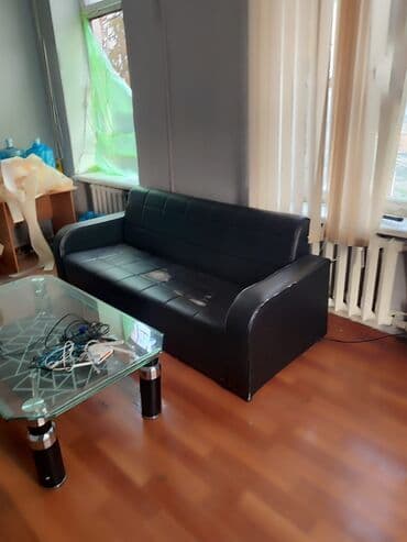 офисный шкаф: Комплект офисной мебели, Б/у, ДСП, цвет - Коричневый — 1