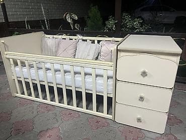 детские кроватки трансформеры: Детская кровать трансформер, Другой тип, цвет - Бежевый — 3