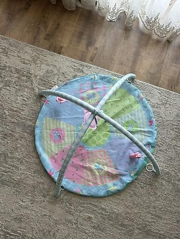 коляска бу ош: Детский коврик Б/у, Развивающий, Круглый — 2