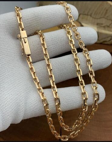 продаю золотую цепочку: Цепь для бензопилы, Проба 585, Мужские, Новый, Ручная работа — 4
