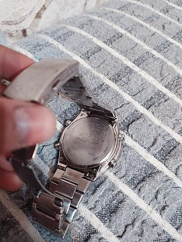 Классические часы: Классические часы часы, Casio, Секундомер, Мужские, Б/у — 4
