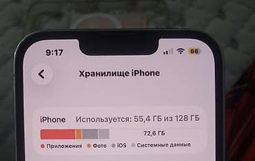 touch id: IPhone 13 Pro, Новый, 128 ГБ, Серебристый, 83 % — 7