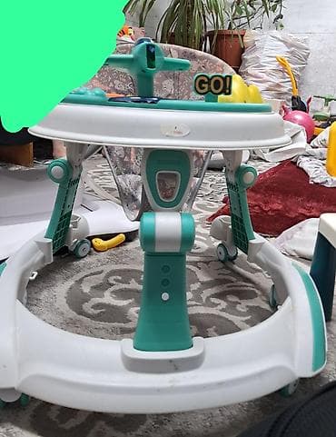 Автокреслолор: Детские ходунки-трансформер с игровой панелью - Формат 2-в-1 — 2