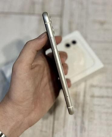 ipad iphone: IPhone 11, Б/у, 128 ГБ, Белый, Зарядное устройство, Чехол, Кабель, 82 % — 5