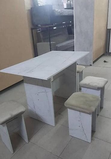 спальный гарнитур в рассрочку: Кухонный стол и стул, Новый, Платная доставка — 2