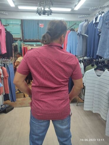 таблица размеров мужской одежды разных стран: Рубашка мужская брендовая размер s.m.l.xl. ткань хб качество — 4