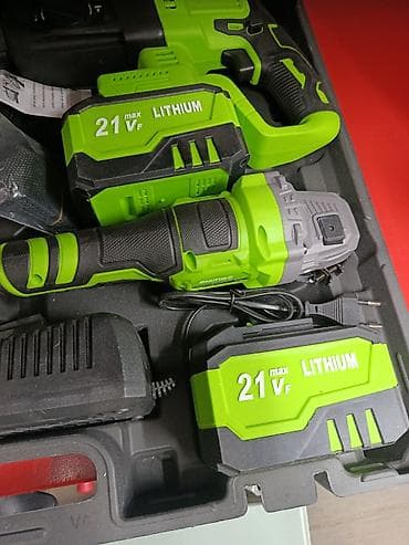 Дом и сад: Аккумуляторный набор электроинструментов SHUTOKO 21V (Li‑ion) Состав — 4