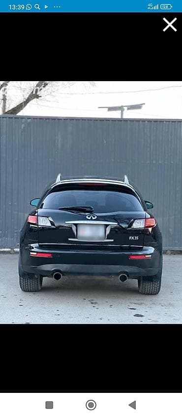 Унаа: Infiniti FX35: 2006 г., 3.5 л, Автомат, Газ, Кроссовер — 4