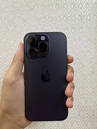 IPhone 14 Pro, Б/у, 128 ГБ, Deep Purple, 100 %
