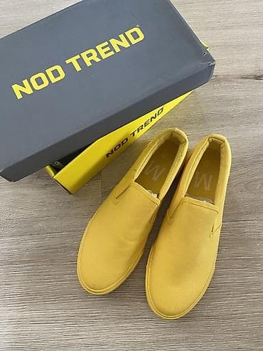 оригинал красовка: Кеды и слипоны NOD TREND, жёлтый цвет Модели: классические кеды на — 2