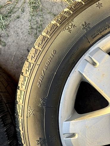 rf1 rf2: Колеса в сборе 215 / 60 / R 16, Зима, Б/у, Комплект, Легковые, Литые, отверстий - 5 — 3