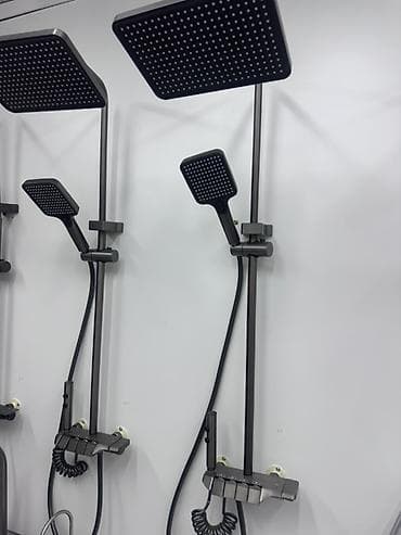 Душевые наборы: Латунь, Матовое, Черный — 1