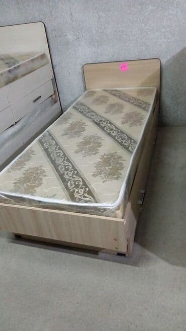 односпальная гарнитуры: Односпальная кровать, Новый, С матрасом, длина - 190 см — 9