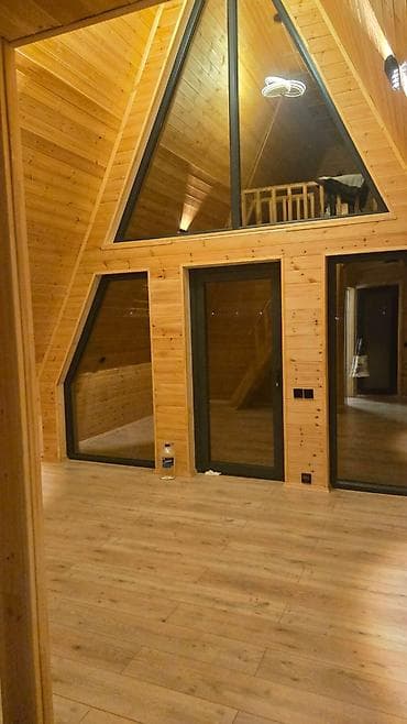 сузики вагон р: Үч бурчтук формасындагы заманбап А-Фрейм (A-frame) үйлөрүн куруп — 7
