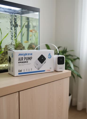 насос глубина: Воздушный насос JINGYE "AIR PUMP" мощностью 4 Вт, модель YE-1000L — 1