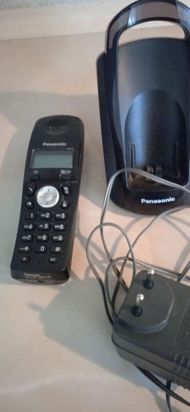 телефонные аппараты с беспроводной трубкой цифровая dect черно белые: Радио телефон Panasonic, б/у, в очень хорошем и рабочем состоянии — 4
