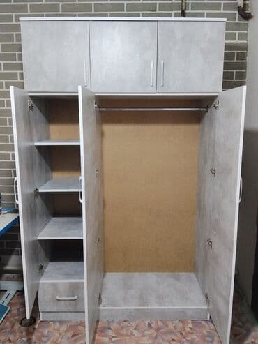 заказать компьютерный стол: Шкаф для одежды, Б/у, Прямой, ЛДСП — 3