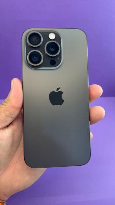 купить айфон 15 про макс бишкек: IPhone 15 Pro, Колдонулган, 256 ГБ, 87 % — 2