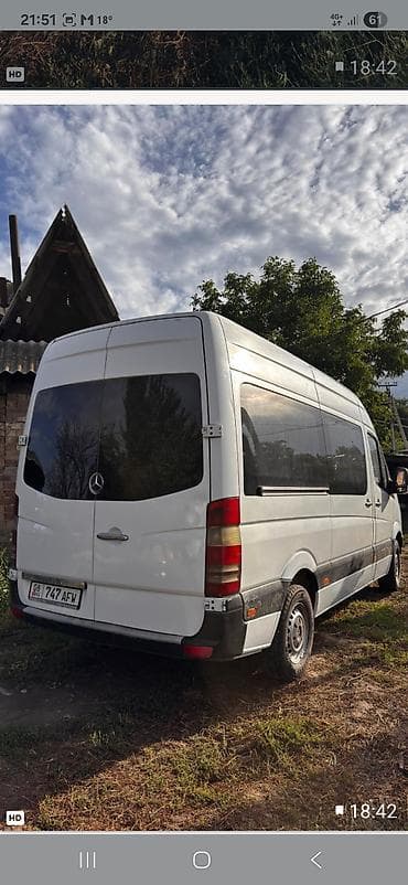 електро портер: Mercedes-Benz Спринтер: 2007 г., 2.2 л, Автомат, Дизель, Бус — 3