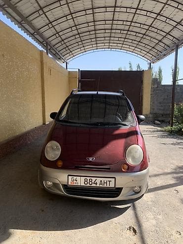 Daewoo Matiz: 2006 г., 1 л, Механика, Бензин, Хэтчбэк at lalafo.kg Daewoo Matiz: 2006 г., 1 л, Механика, Бензин, Хэтчбэк